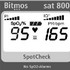 Вывод результатов измерения пульсоксиметром Bitmos Sat 800