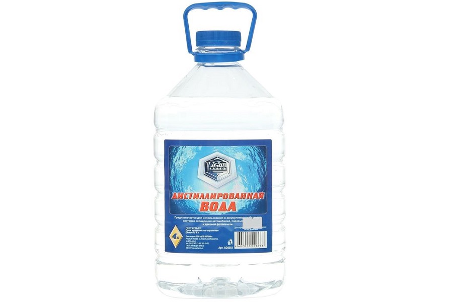Дистиллированная вода 4 литра,  дистиллированную воду 