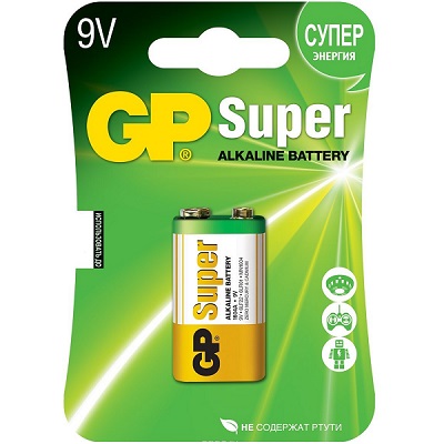  GP Super Alkaline  9v