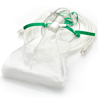 Маска высокой концентрации кислорода для детей HUM AEROPart с мешком, 2 м