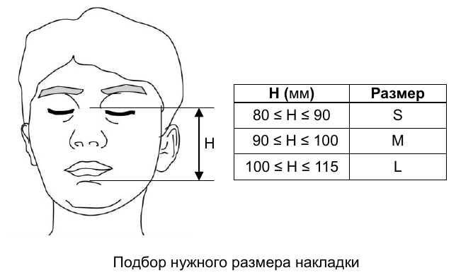 Маска размер l